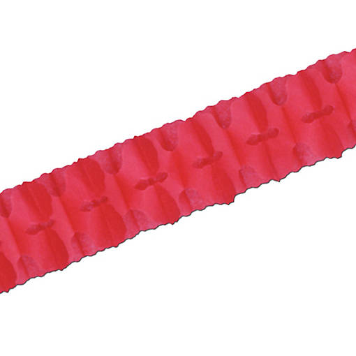 Beistle - Pkgd Leaf Garland - Red - 12 Pack