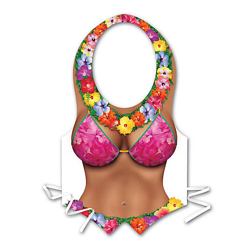 Beistle - Pkgd Plastic Beach Babe Vest - 24 Pack