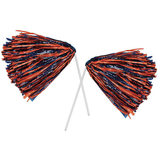 Beistle - Pkgd Poly Shakers - 512 Strand - Blue and Orange - 24 Pack