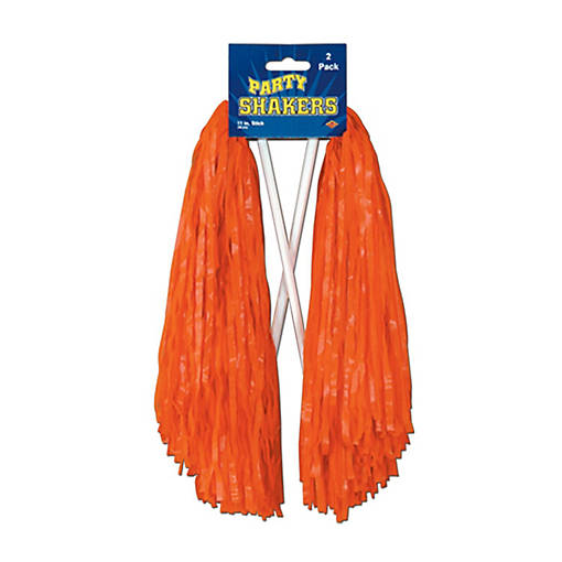 Beistle - Pkgd Poly Shakers - 512 Strand - Orange - 24 Pack