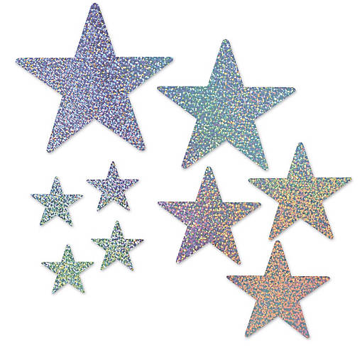 Beistle - Pkgd Star Cutouts - 12 Pack