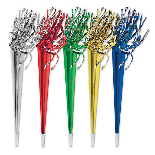Beistle - Pkgd Tasseled Trumpets - 12 Pack