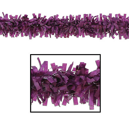 Beistle - Pkgd Tissue Festooning - Purple - 12 Pack