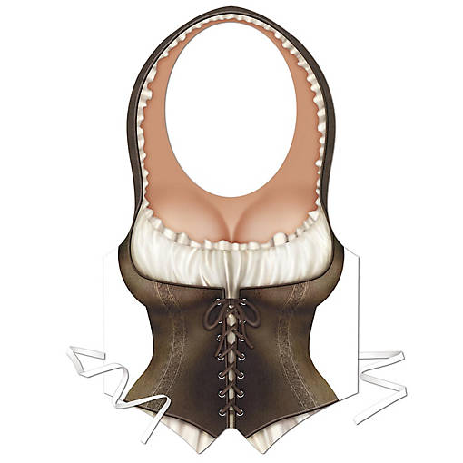 Beistle - Plastic Maiden Vest - 48 Pack