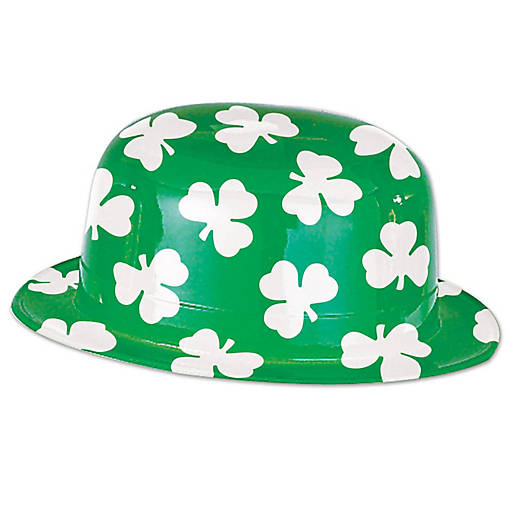 Beistle - Plastic Shamrock Derby - 25 Pack