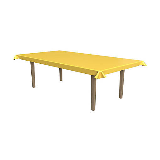Beistle - Plastic Table Roll - Grey and Yellow - 1 Pack