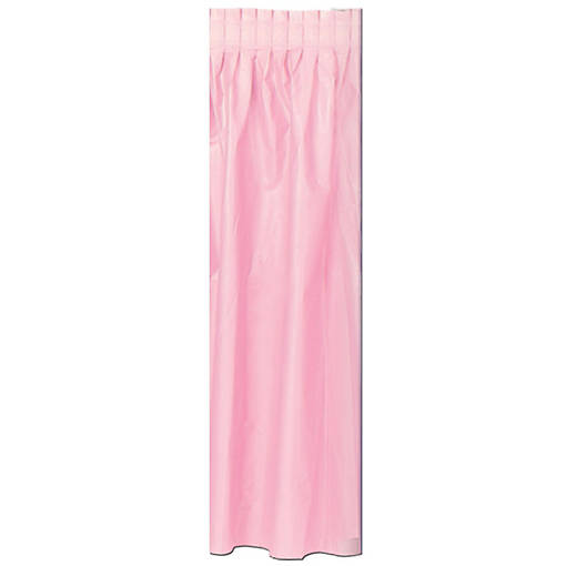 Beistle - Plastic Table Skirting - Light Pink - 6 Pack