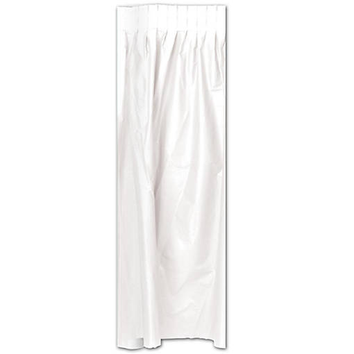 Beistle - Plastic Table Skirting - White - 6 Pack