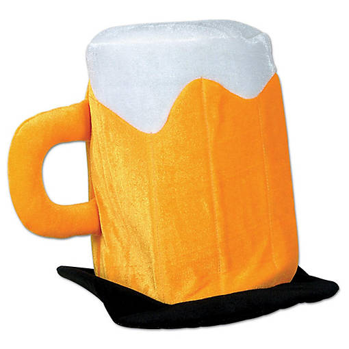 Beistle - Plush Beer Mug Hat - 6 Pack