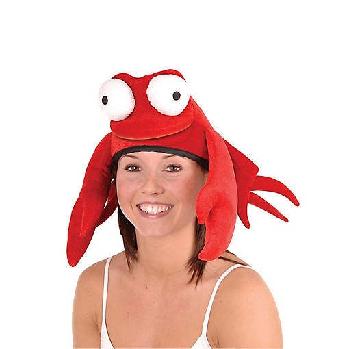 Beistle - Plush Crab Hat - 6 Pack