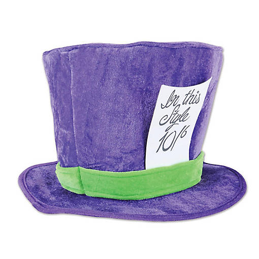Beistle - Plush Mad Hatter Hat - 12 Pack