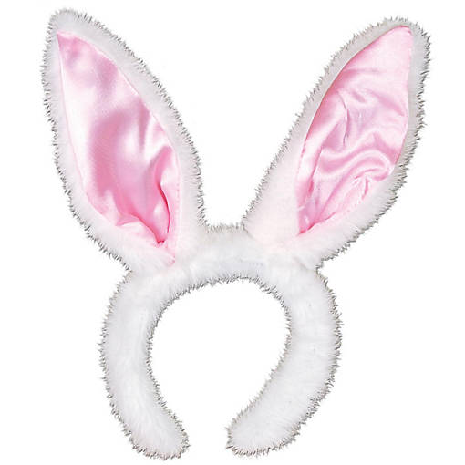 Beistle - Plush Satin Bunny Ears - 12 Pack