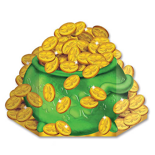 Beistle - Pot-O-Gold Stand-Up - 6 Pack