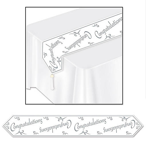 Beistle - Printed Congratulations Table Runner - 12 Pack