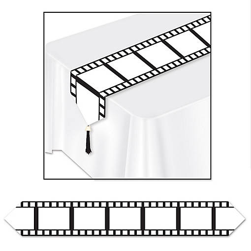Beistle - Printed Filmstrip Table Runner - 12 Pack