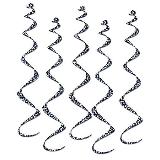 Beistle - Printed Pirate Twirly Whirlys - 6 Pack