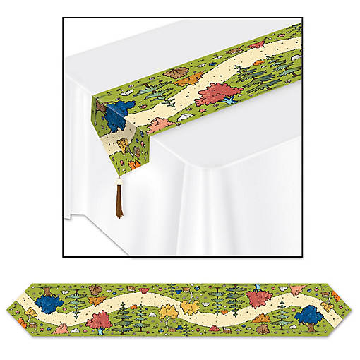 Beistle - Printed Woodland Friends Table Runner - 12 Pack