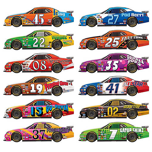 Beistle - Race Car Props - 12 Pack