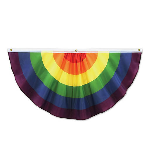 Beistle - Rainbow Fabric Bunting - Multicolor - 6 Pack