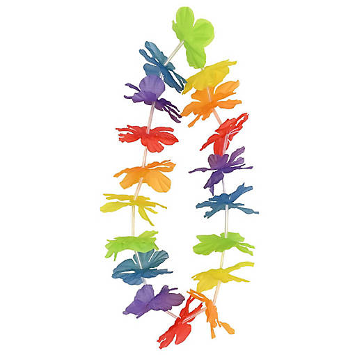 Beistle - Rainbow Hawaiian Headband - 12 Pack