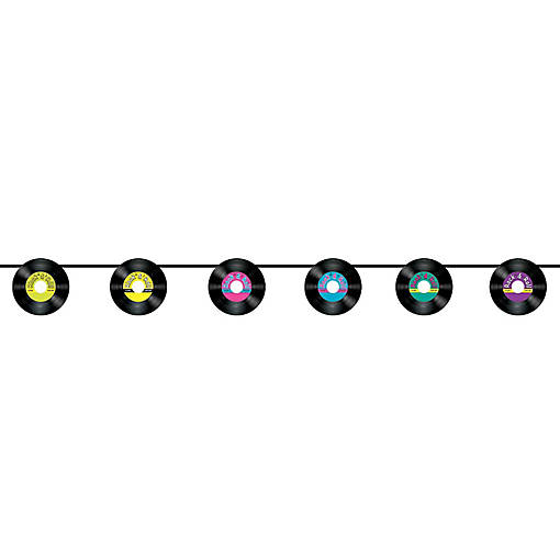 Beistle - Records Streamer - 12 Pack