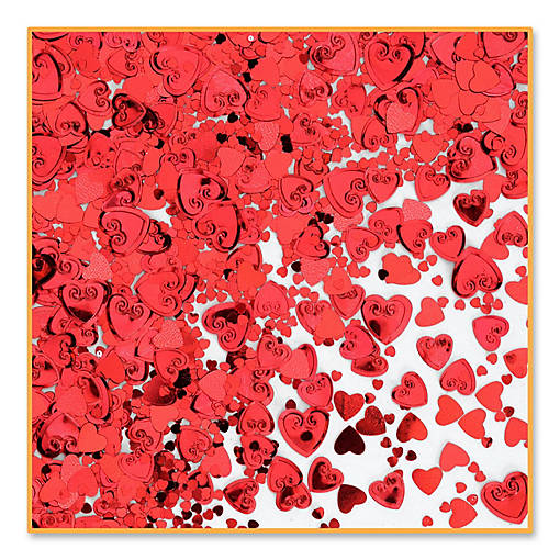 Beistle - Red Hearts Confetti - 6 Pack