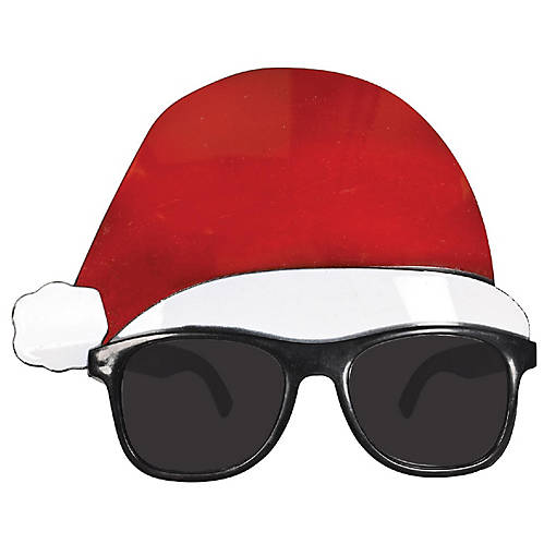 Beistle - Santa Hat Glasses - 6 Pack