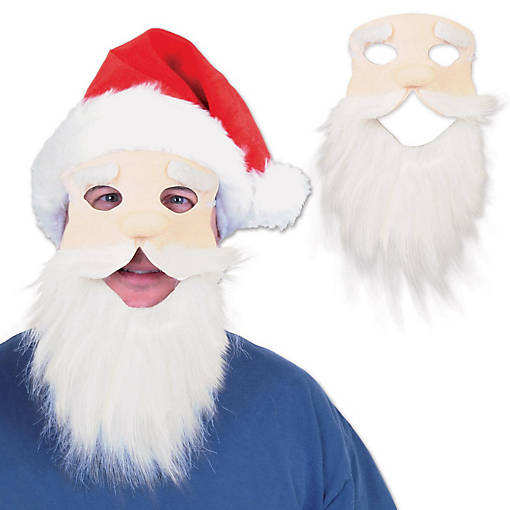 Beistle - Santa Mask - 12 Pack