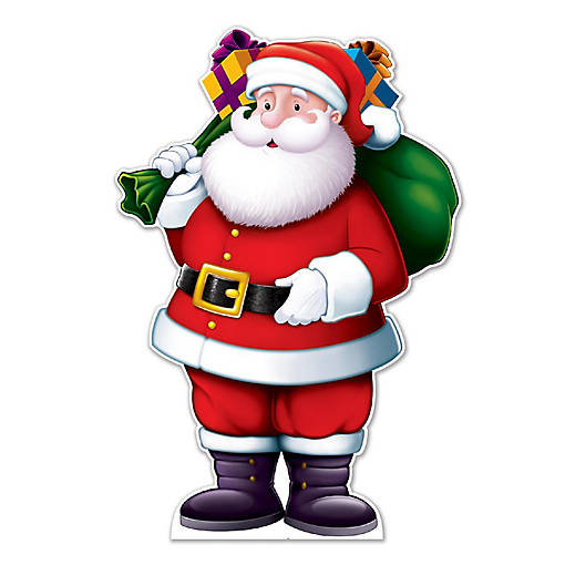 Beistle - Santa Stand-Up - 4 Pack