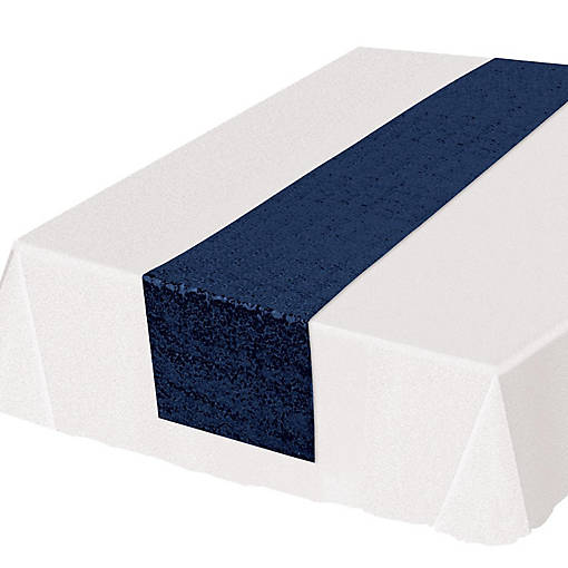 Beistle - Sequined Table Runner - Natural - 12 Pack