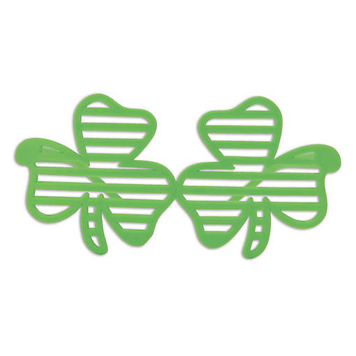 Beistle - Shamrock Shutter Glasses - 12 Pack