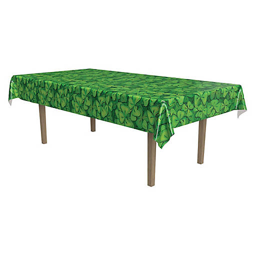 Beistle - Shamrock Tablecover - 12 Pack