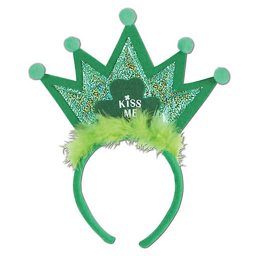 Beistle - Shamrock Tiara Headband - 12 Pack