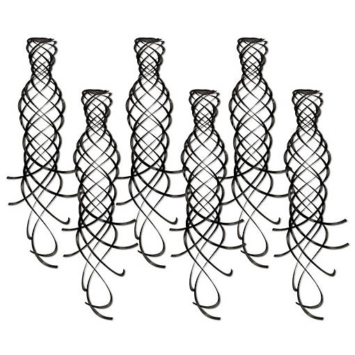 Beistle - Shimmering Whirls - Black - 6 Pack