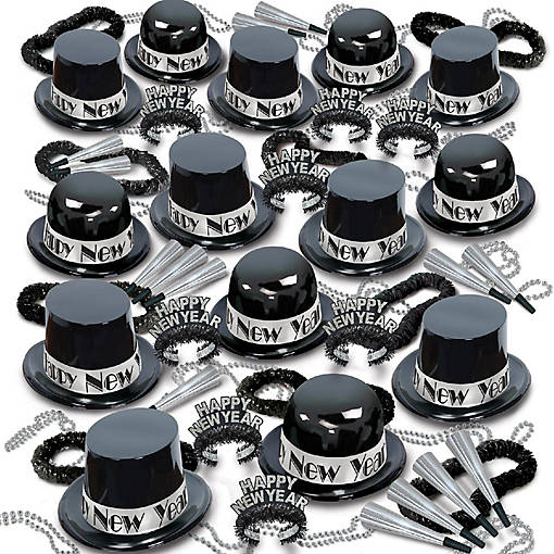 Beistle - Showtime Silver Deluxe Assorted for 100 - 1 Pack