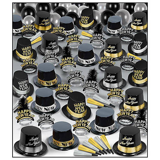 Beistle - Silver Gold Super Deluxe Assorted for 100 - 1 Pack