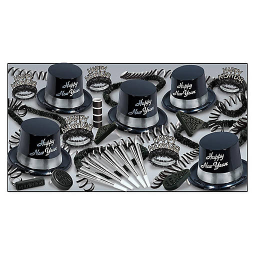 Beistle - Silver Plastic Topper - 24 Pack