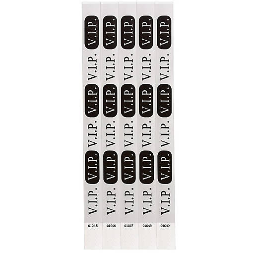 Beistle - Silver V.I.P. Wristbands - 6 Pack