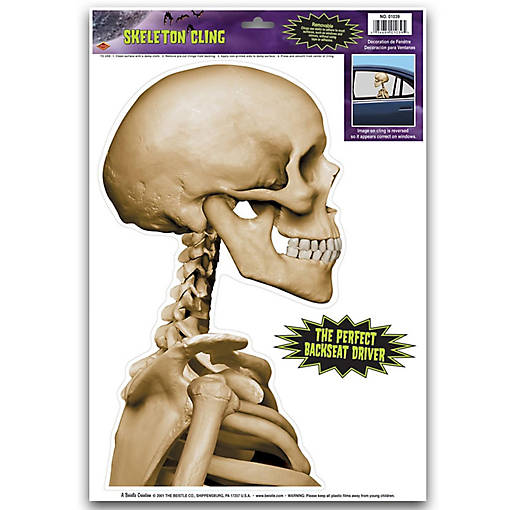 Beistle - Skeleton Car Cling - 12 Pack