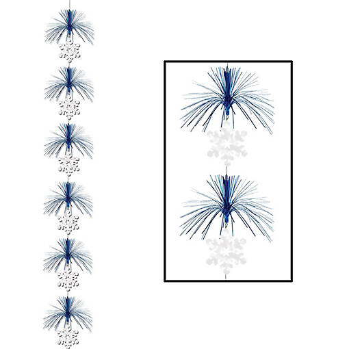 Beistle - Snowflake Firework Stringer - 12 Pack