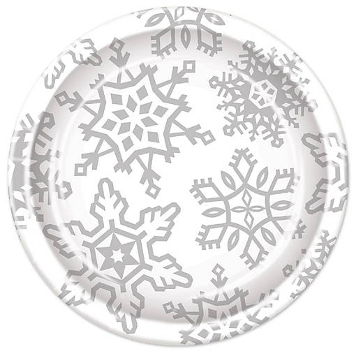 Beistle - Snowflake Plates - 12 Pack