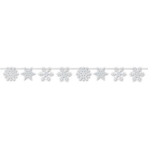 Beistle - Snowflake Streamer - 12 Pack