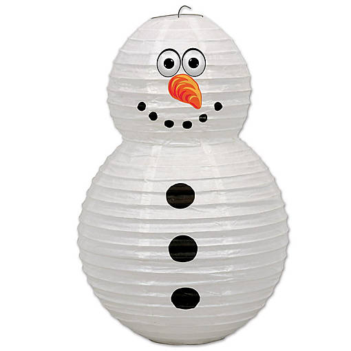 Beistle - Snowman Paper Lantern - 6 Pack