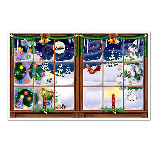 Beistle - Snowy Christmas Insta-View - 6 Pack