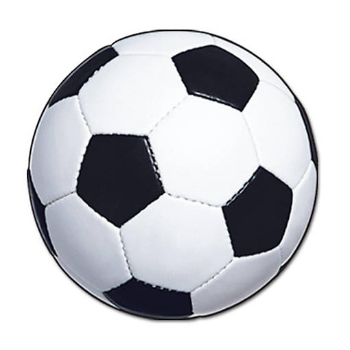 Beistle - Soccer Ball Cutout - 24 Pack
