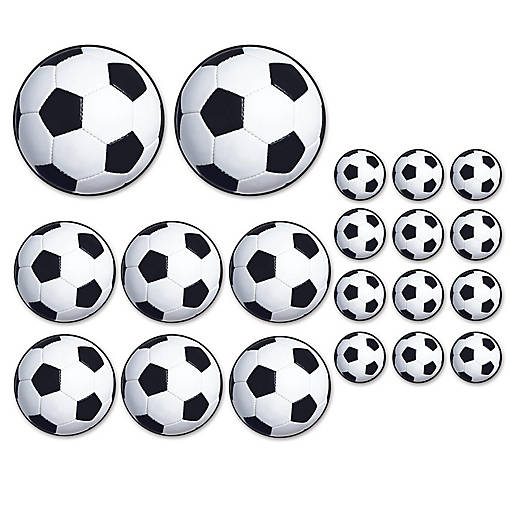 Beistle - Soccer Ball Cutouts - 12 Pack