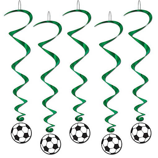 Beistle - Soccer Ball Whirls - 6 Pack