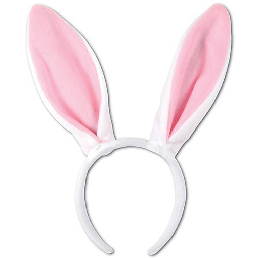 Beistle - Soft-Touch Bunny Ears - White - 12 Pack