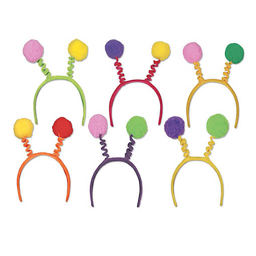 Beistle - Soft-Touch Pom-Pom Boppers - Multicolor - 12 Pack