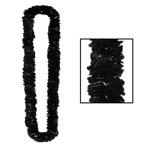 Beistle - Soft-Twist Poly Leis - Black - 144 Pack